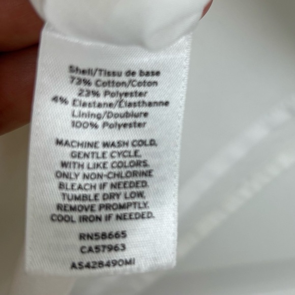 1901 White Sleeveless Blouse Size XS - Picture 8 of 8